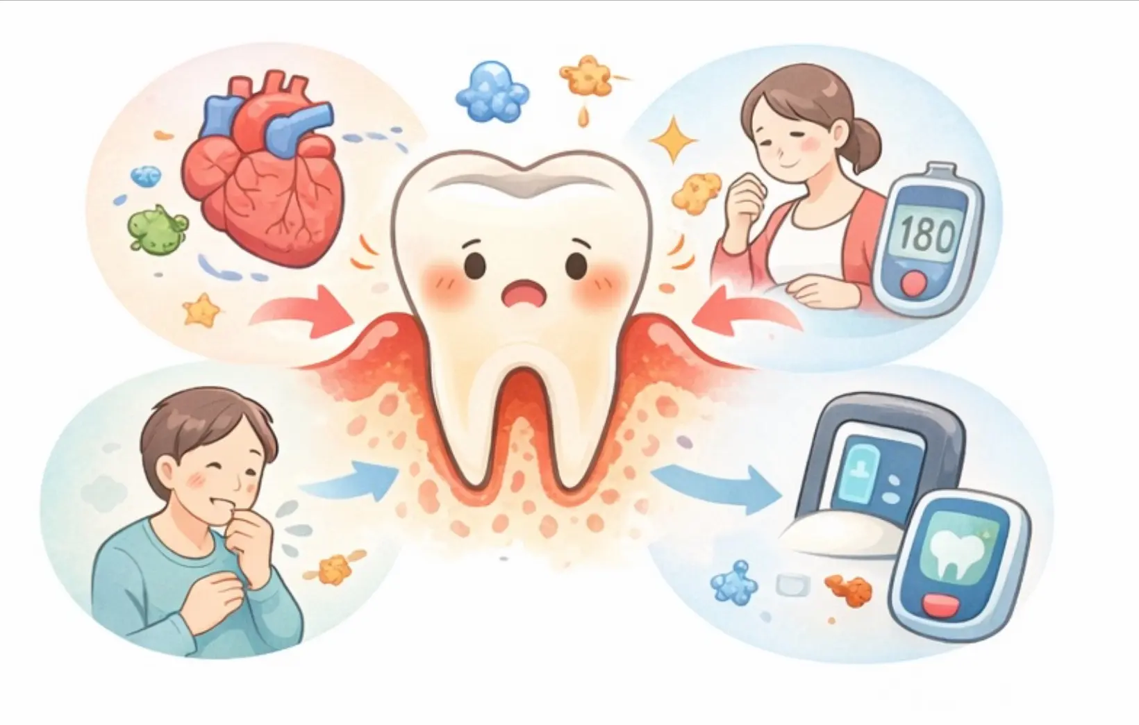 歯周病は全身病　歯医者　登戸グリーン歯科・矯正歯科